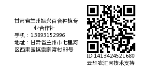 甘肃省兰州振兴百合种植专业合作社