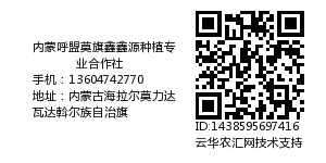 内蒙呼盟莫旗鑫鑫源种植专业合作社