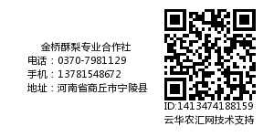 金桥酥梨专业合作社