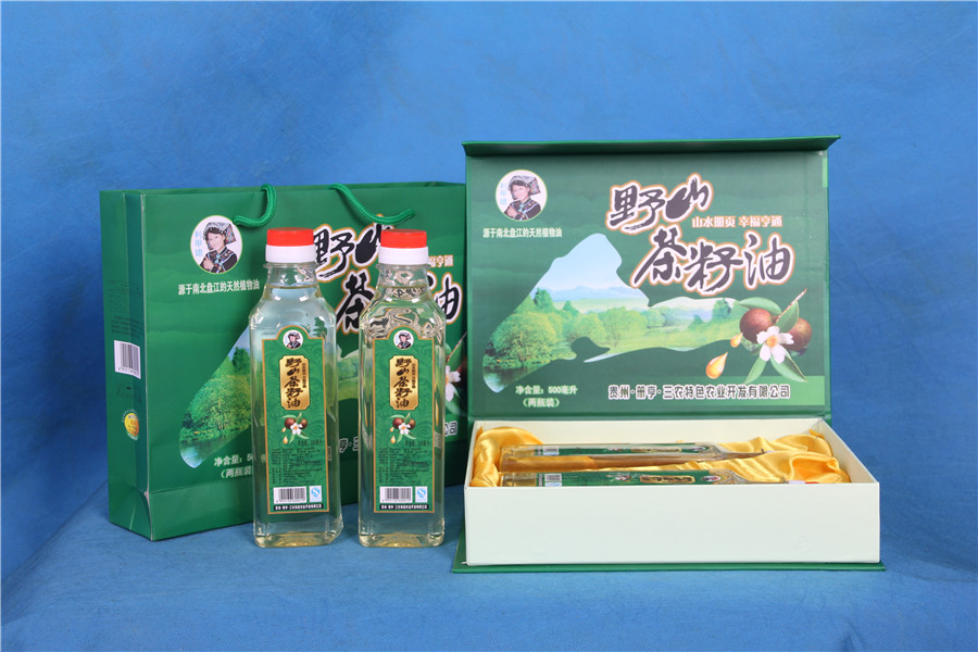 野山茶籽油0.5L包装