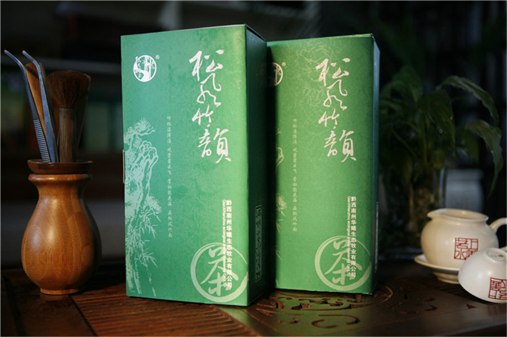 松风竹韵绿色礼盒