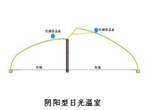 阴阳型日光温室