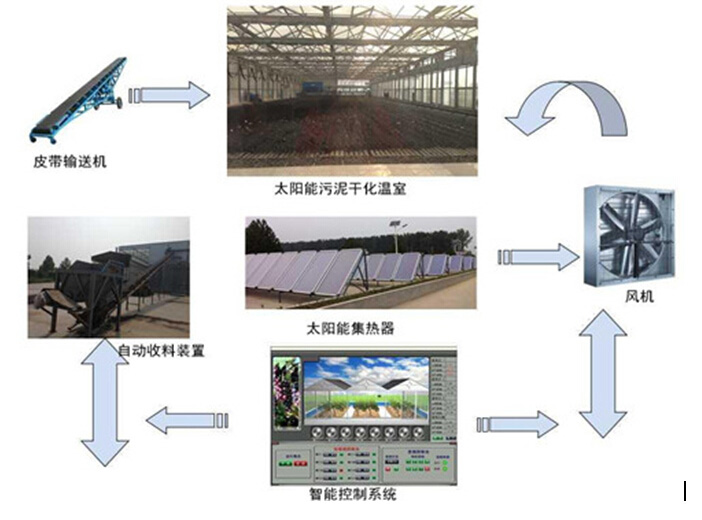 太阳能污泥干燥